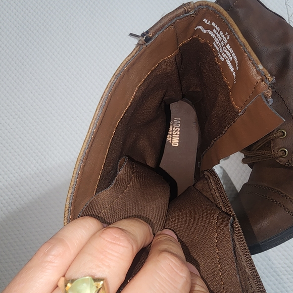 Mossimo Supply Co. Brown Combat Boots - Picture 7 of 7